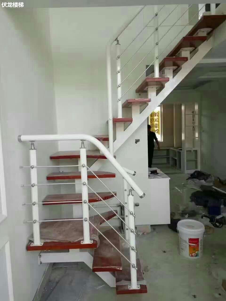 【产品16】不锈钢拉丝扶手-复式楼梯阁楼楼梯整体楼梯